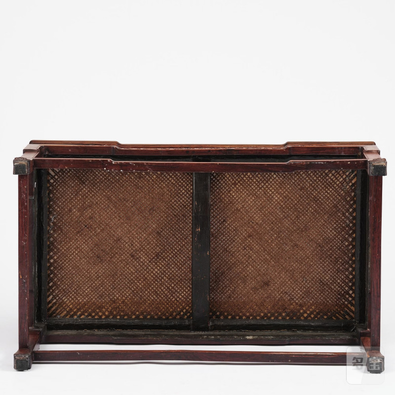 A Chinese hardwood throne chair/day bed, - 图31